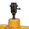 Hello Honey Ceramic Table Lamp with Crossed Base and Linen Shade